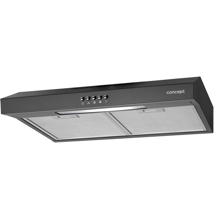 campana extractora negra iluminación LED Concept 50cm OPP1250BC