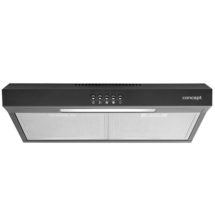 campana extractora negra iluminación LED Concept 50cm OPP1250BC