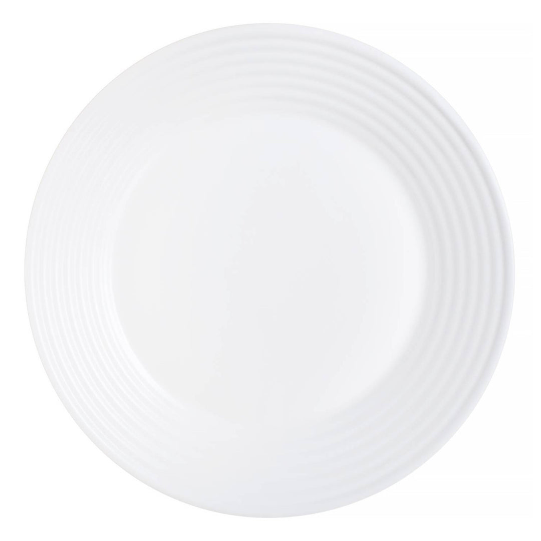 Talheres de vidro de 18 peças para 6 pessoas com prato de 20 cm de profundidade Harena LUMINARC