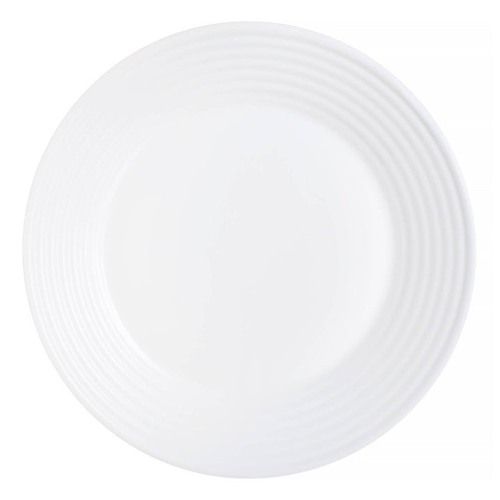 Talheres de vidro de 18 peças para 6 pessoas com prato de 20 cm de profundidade Harena LUMINARC