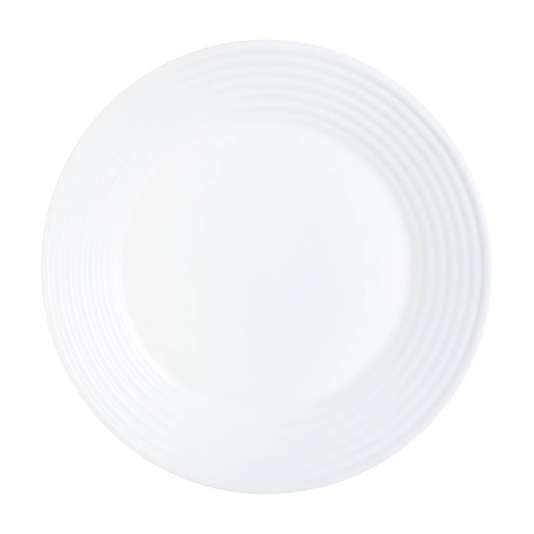 Talheres de vidro de 18 peças para 6 pessoas com prato de 20 cm de profundidade Harena LUMINARC