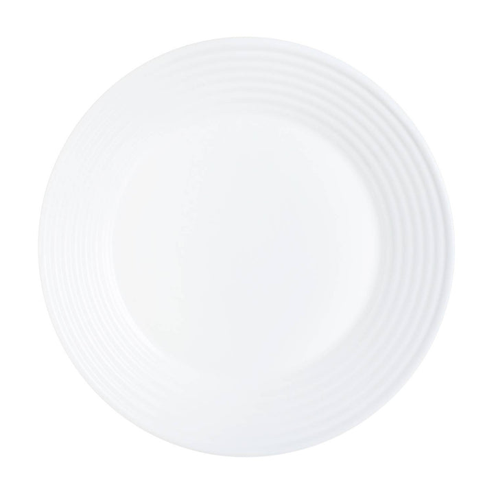 Talheres de vidro de 18 peças para 6 pessoas com prato de 20 cm de profundidade Harena LUMINARC