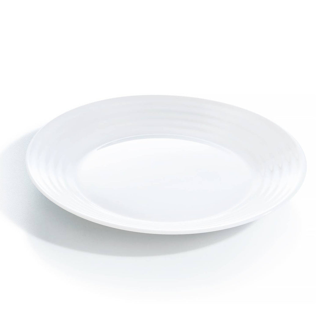 Talheres de vidro de 18 peças para 6 pessoas com prato de 20 cm de profundidade Harena LUMINARC