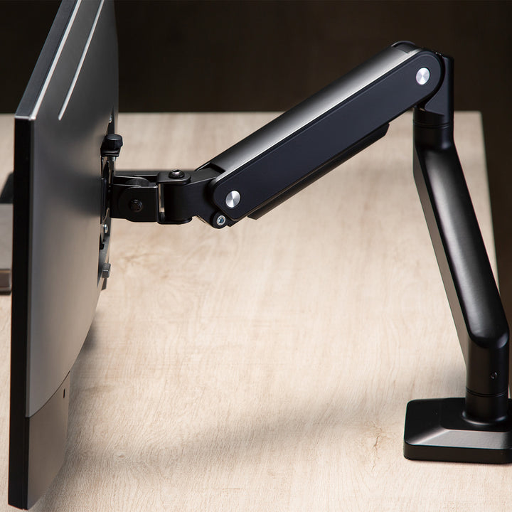 Suporte de mesa universal para monitor Ergo Office ER-445, mola a gás de 17" a 35", 15 kg, VESA 75x75 / 100x100