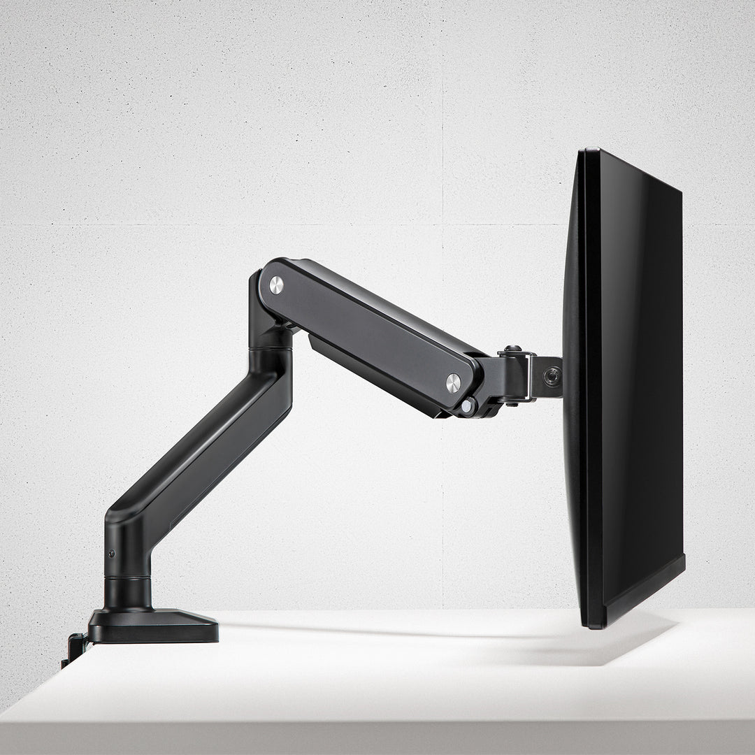 Suporte de mesa universal para monitor Ergo Office ER-445, mola a gás de 17" a 35", 15 kg, VESA 75x75 / 100x100