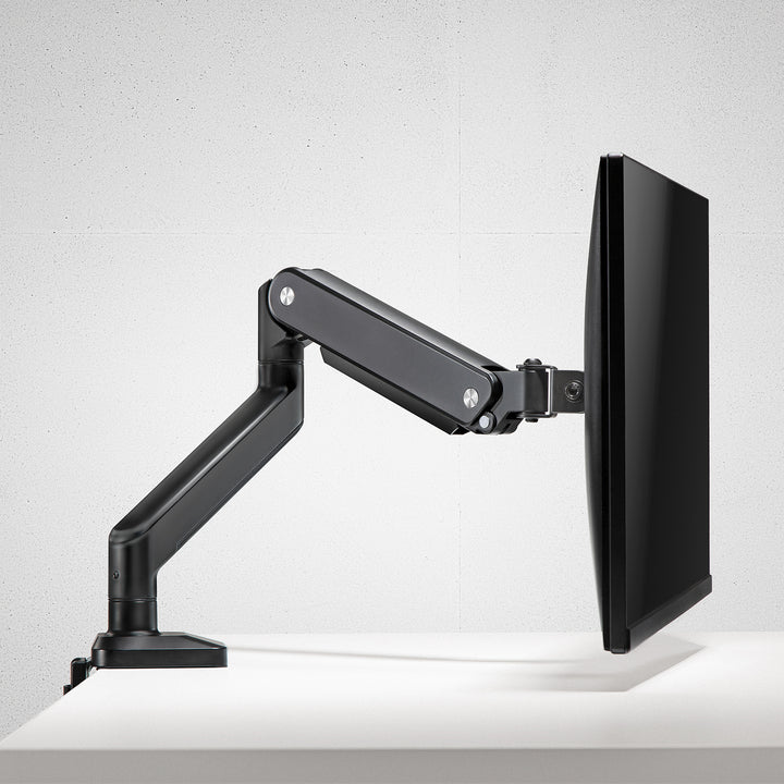 Suporte de mesa universal para monitor Ergo Office ER-445, mola a gás de 17" a 35", 15 kg, VESA 75x75 / 100x100