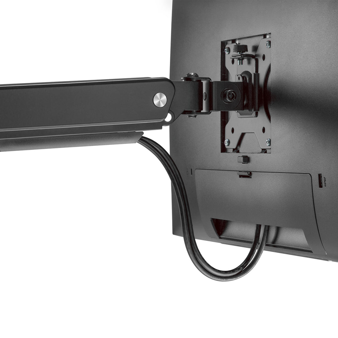 Suporte de mesa universal para monitor Ergo Office ER-445, mola a gás de 17" a 35", 15 kg, VESA 75x75 / 100x100
