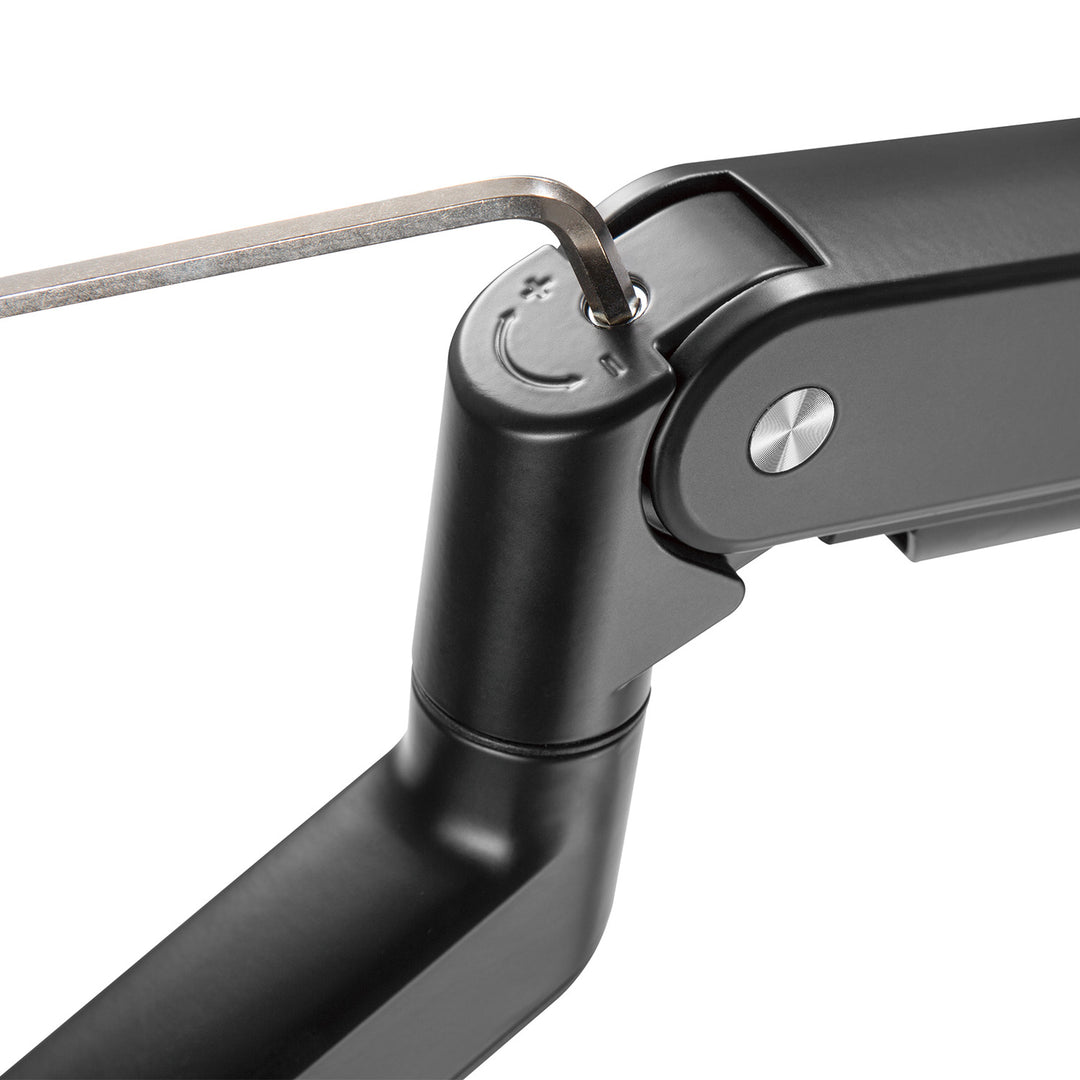 Suporte de mesa universal para monitor Ergo Office ER-445, mola a gás de 17" a 35", 15 kg, VESA 75x75 / 100x100