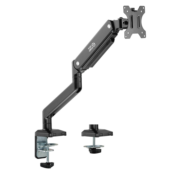 Suporte de mesa universal para monitor Ergo Office ER-445, mola a gás de 17" a 35", 15 kg, VESA 75x75 / 100x100