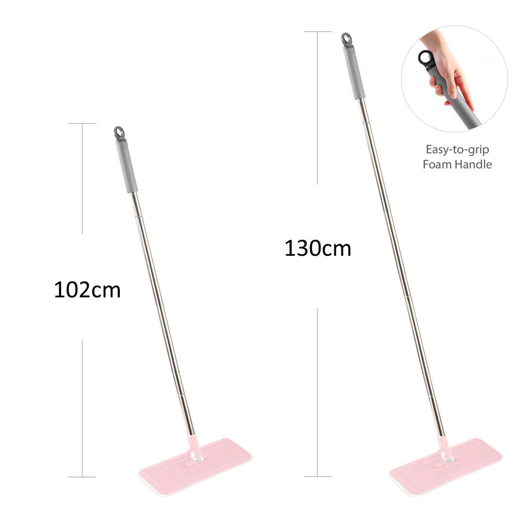 Cabo telescópico de substituição ajustável de 102 a 130 cm compatível com o conjunto de esfregona plana GB850 e GB870 MaxiClean
