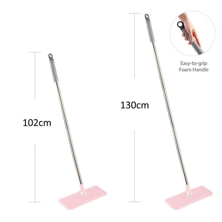 Cabo telescópico de substituição ajustável de 102 a 130 cm compatível com o conjunto de esfregona plana GB850 e GB870 MaxiClean