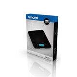Báscula de cocina digital con reloj y temporizador 15 kg Concept negro VK5712