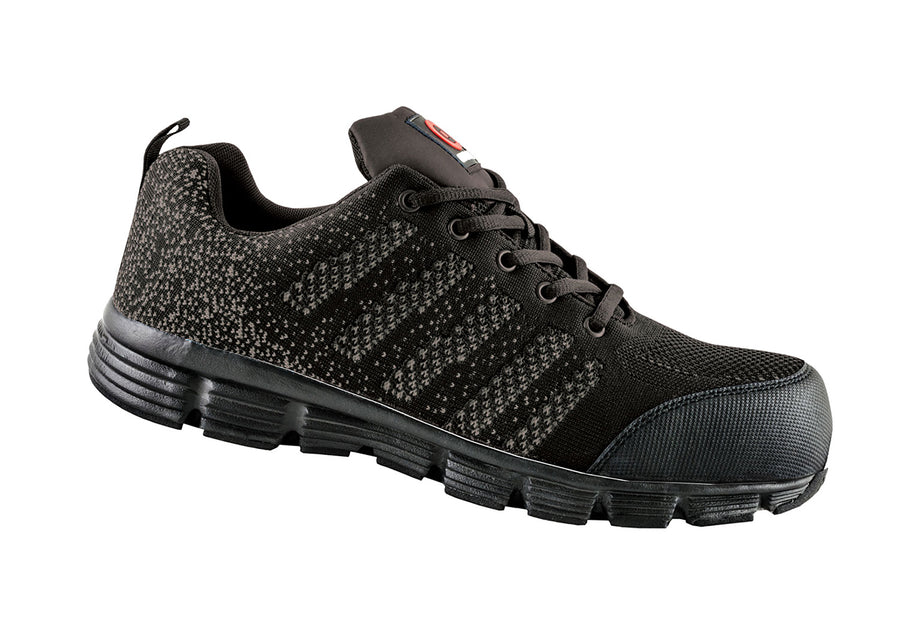 Lumo s1p respirável sapatos de trabalho sapatos de segurança masculino duplo isolamento frio proteção en20347 avacore preto cinza tamanho 45