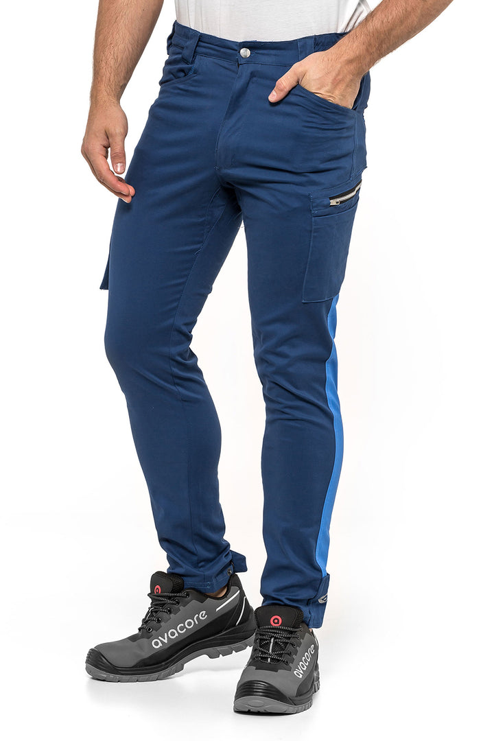 Pantalón de trabajo para hombre AVACORE TUBBOS AZUL Talla 50