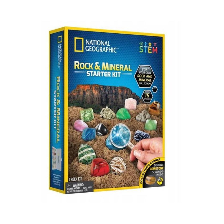 Kit inicial de rochas e minerais da National Geographic