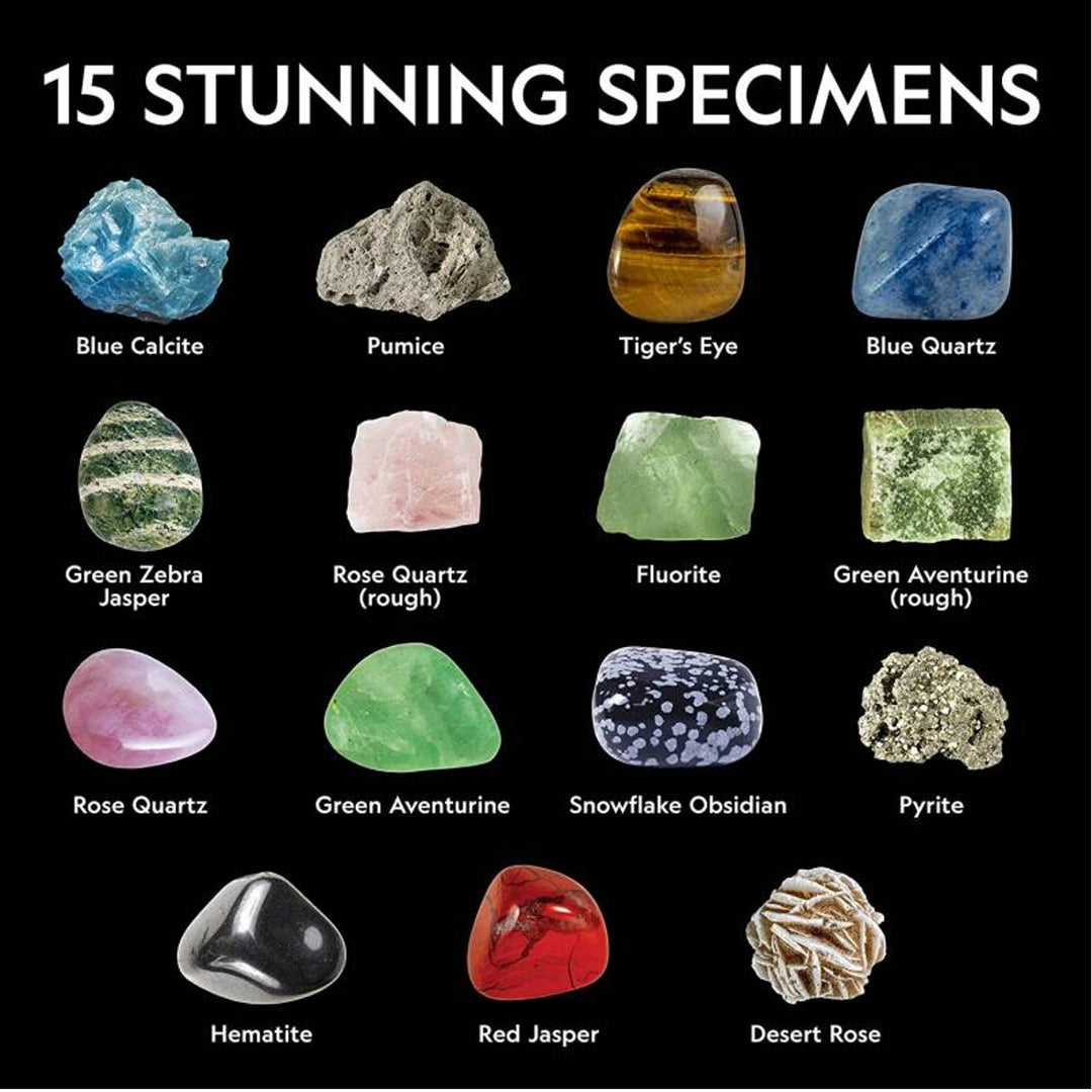 Kit inicial de rochas e minerais da National Geographic