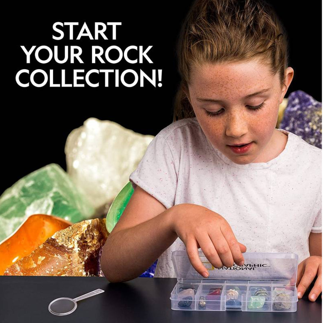 Kit inicial de rochas e minerais da National Geographic