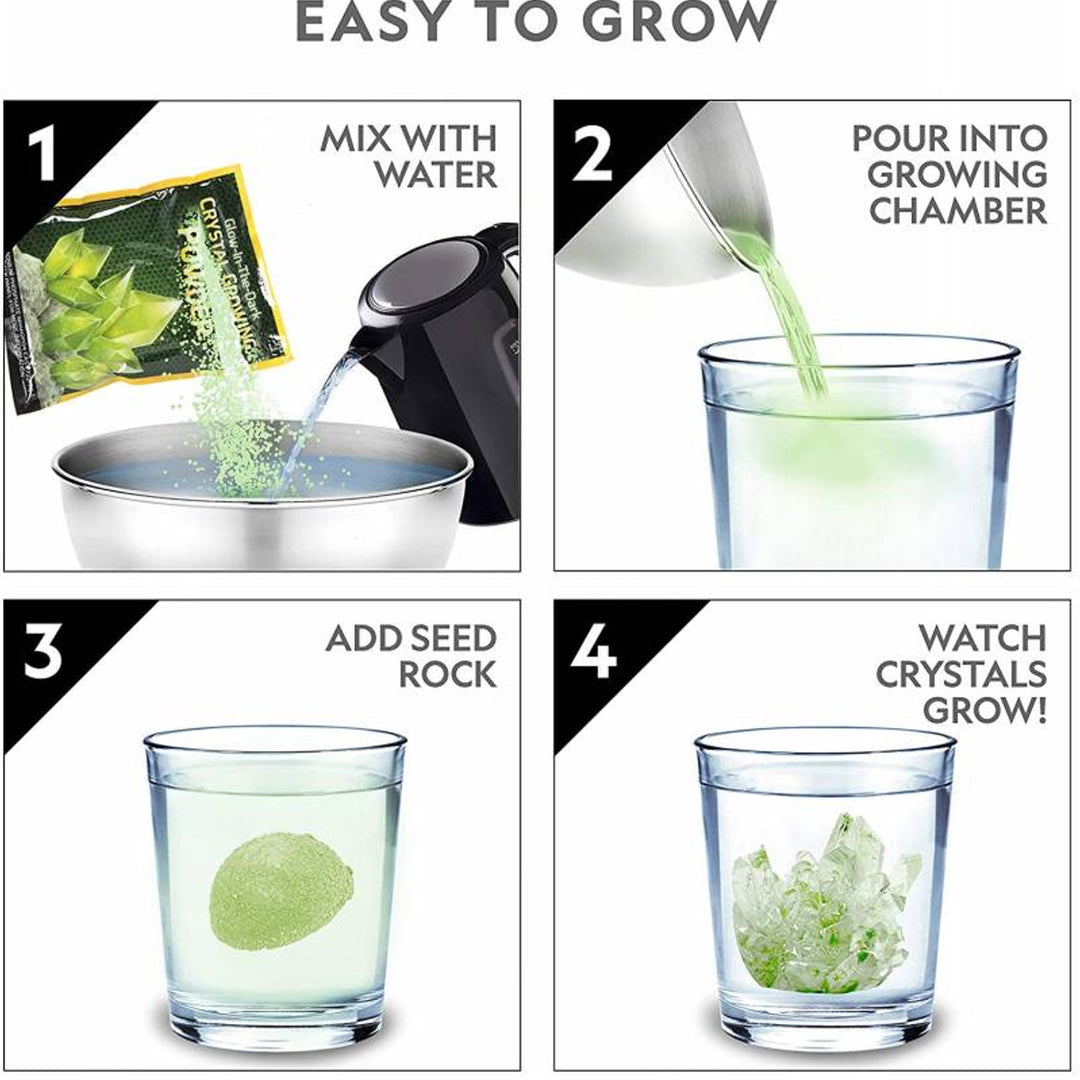 National Geographic - Laboratorio para cultivar un cristal que brilla en la oscuridad