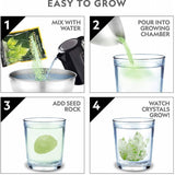 National Geographic - Laboratorio para cultivar un cristal que brilla en la oscuridad