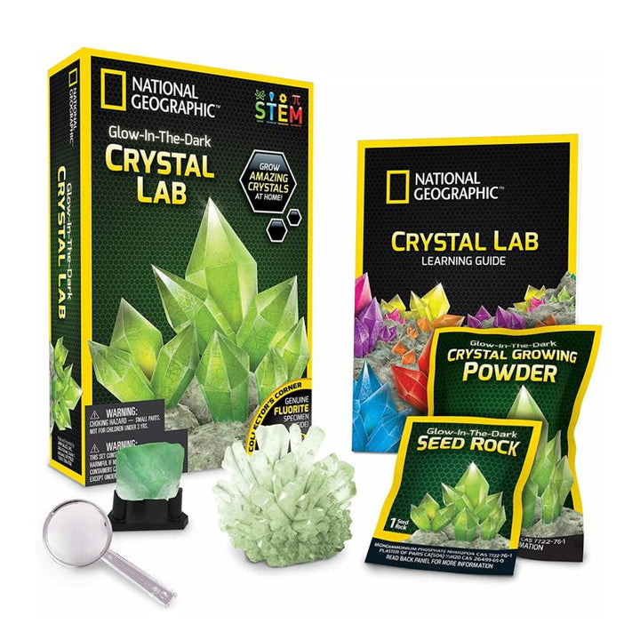 National Geographic - Laboratorio para cultivar un cristal que brilla en la oscuridad