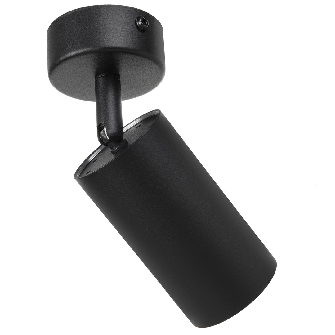 Candeeiro de teto/parede Maclean, spot, móvel, alumínio, 1xGU10, 55x100mm, preto mate, MCE451 B