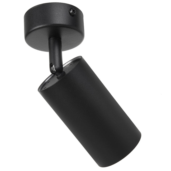 Candeeiro de teto/parede Maclean, spot, móvel, alumínio, 1xGU10, 55x100mm, preto mate, MCE451 B