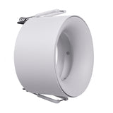 Candeeiro de embutir no teto com casquilho GU5.3 MR16 para lâmpadas LED e halógenas até 35W 70x40mm Foco de embutir em alumínio redondo branco