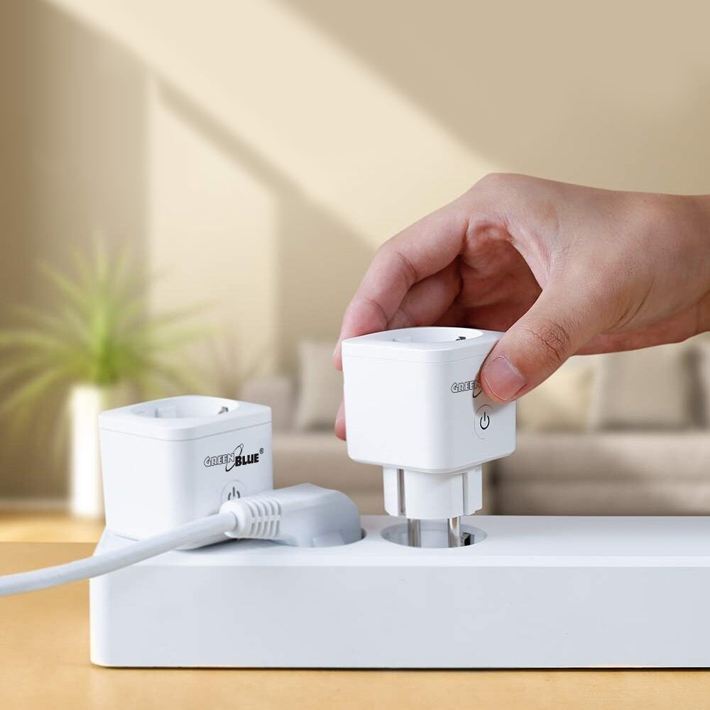 Plugue inteligente WiFi compatível com Google Home Google Assistant Alexa Siri Wifi Smart Plug 2.4Ghz