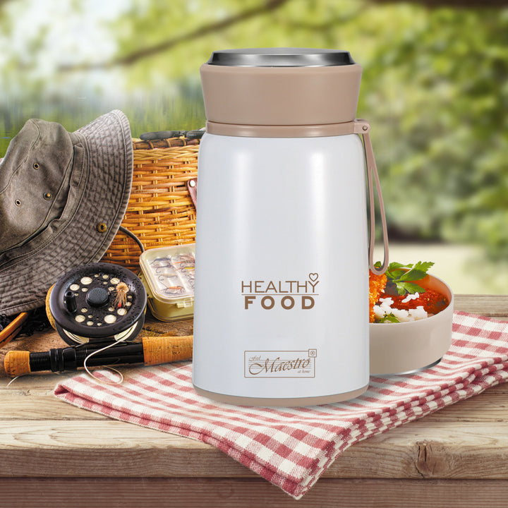 Recipiente térmico para alimentos Aço inoxidável incl. Colher dobrável 800ml