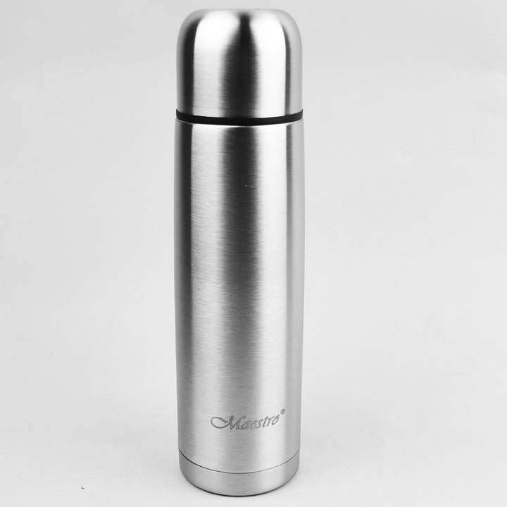 Garrafa isolada em aço inoxidável com copo e bolsa de transporte para bebidas quentes ou frias (750ml)