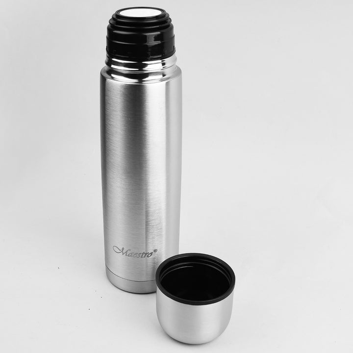 Garrafa isolada em aço inoxidável com copo e bolsa de transporte para bebidas quentes ou frias (750ml)