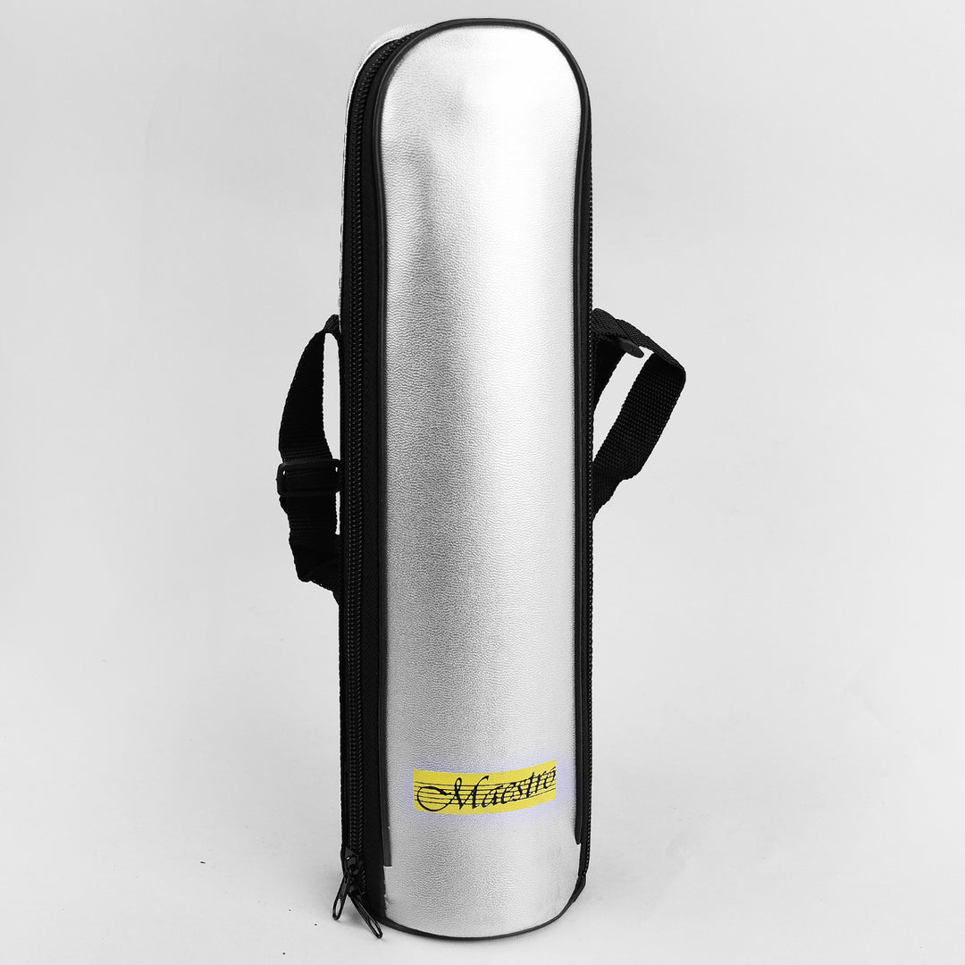 Garrafa isolada em aço inoxidável com copo e bolsa de transporte para bebidas quentes ou frias (750ml)