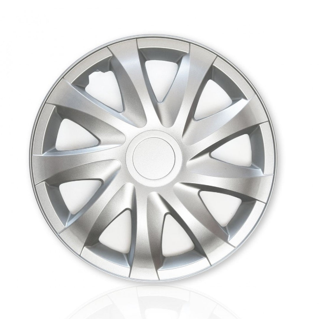 Tampões universais de encaixe Draco Silver de 16", conjunto de 4 peças