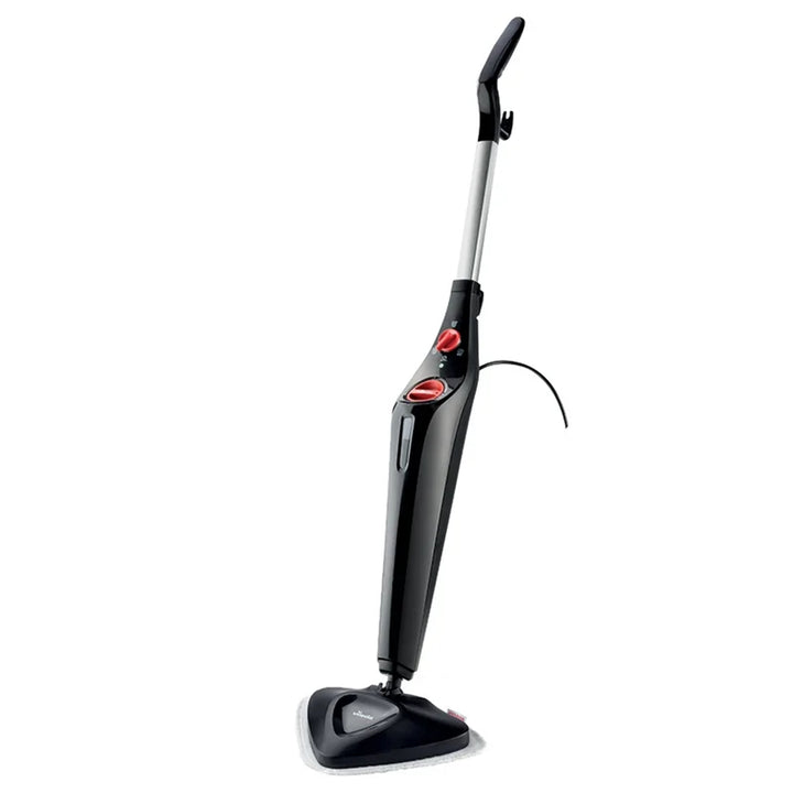 Mopa a vapor Vileda Steam Plus Compact, potencia de 1550 W, capacidad del depósito de 400 ml, 2 recambios,