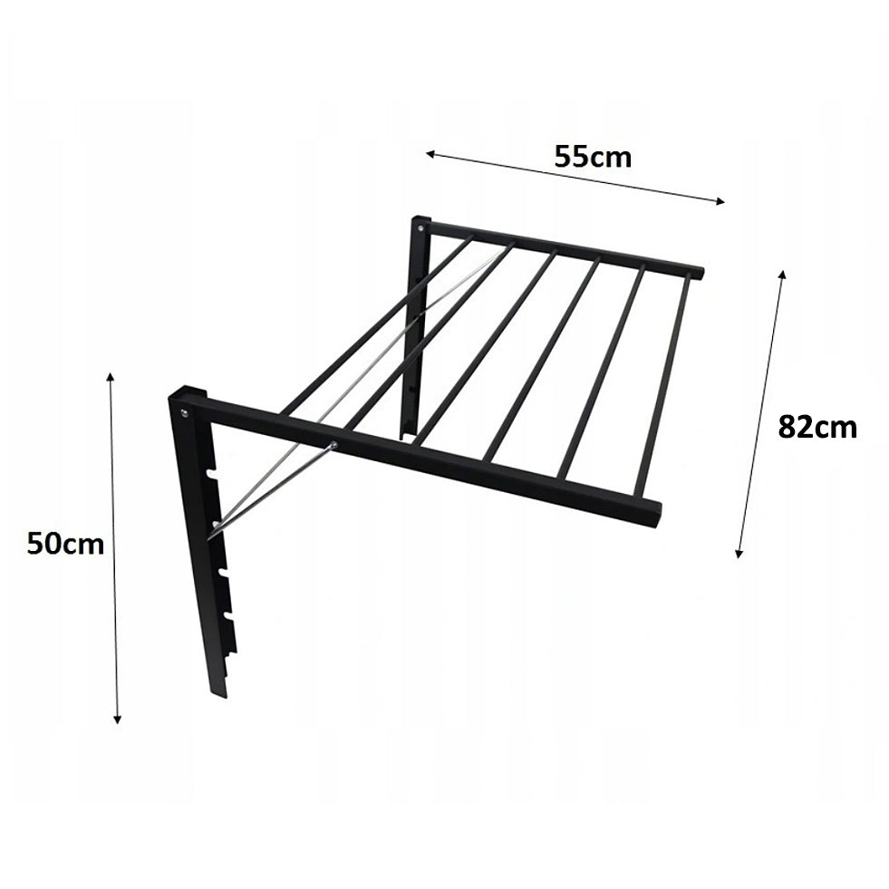 Secador de parede Majka Secador de parede (80cm, Prata)