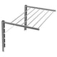 Secador de pared Majka Secador de pared (80cm, Plata)
