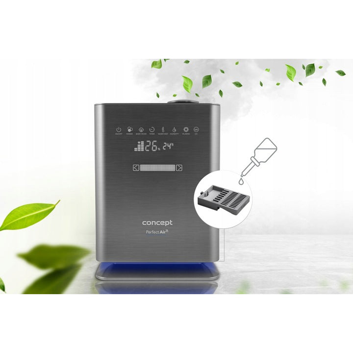 CONCEPT ZV2021 Humidificador Perfect Air Wifi Temporizador de Aromaterapia UV UVC Pantalla LED