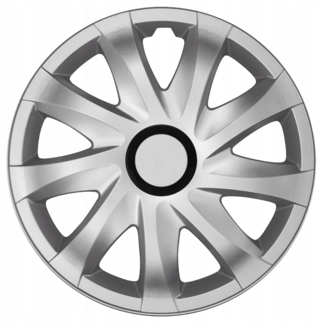 NRM Kando - Juego completo de tapacubos 4 piezas -plateado - 16" pulgadas