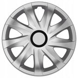 NRM Kando - Juego completo de tapacubos 4 piezas -plateado - 16" pulgadas