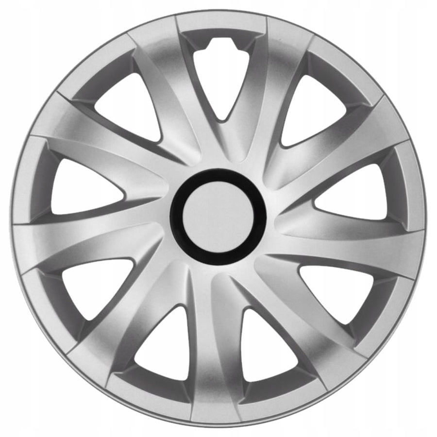 NRM Kando - Juego completo de tapacubos 4 piezas -plateado - 16" pulgadas