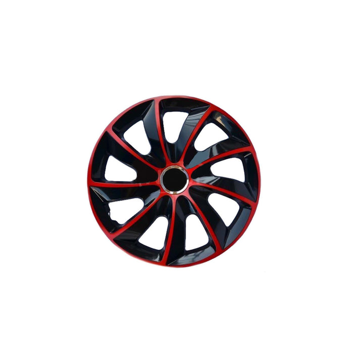 Guarnições das rodas Guarnições das rodas - Conjunto completo de 4 peças - NRM Stig Extra - Vermelho e Preto - 17" polegadas