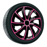 Tapas 16" NRM EXTRA STIG PINK BLACK rosa/negro 4 piezas