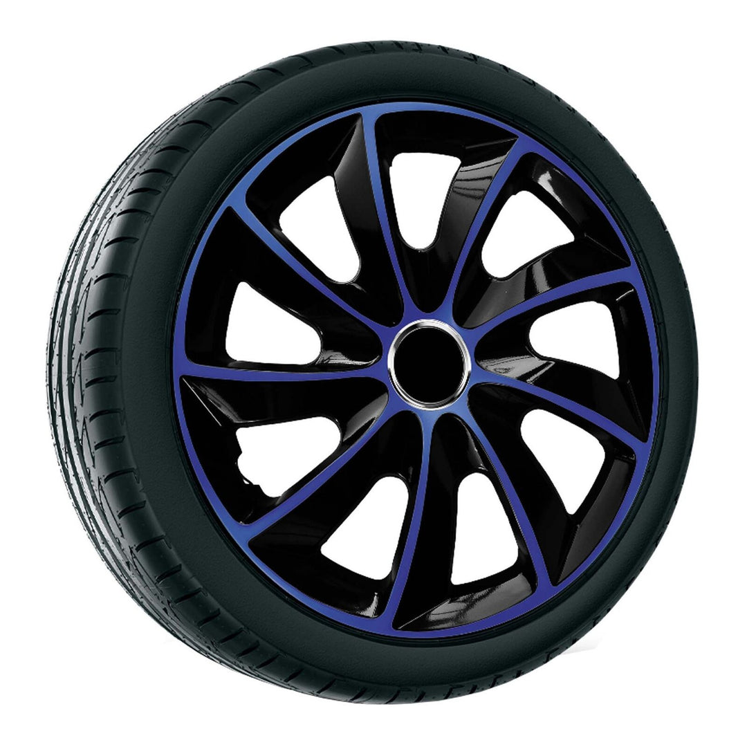 Tapas 14" NRM EXTRA STIG AZUL NEGRO azul/negro 4 piezas