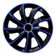 Bonés 17" NRM EXTRA STIG AZUL PRETO azul/preto 4 peças
