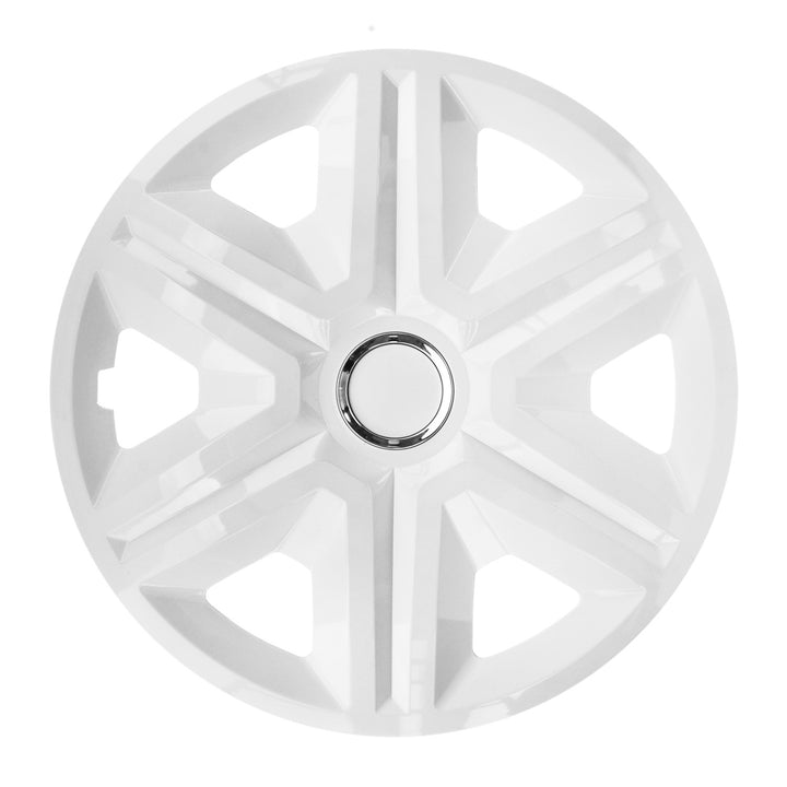 Tapacubos 14" NRM FAST WHITE PINTADO BLANCO 4 piezas