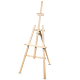 Cavalete de pintura WOODOK com ajuste de altura, madeira de faia estável, madeira natural ecológica, para adultos e crianças, profissional