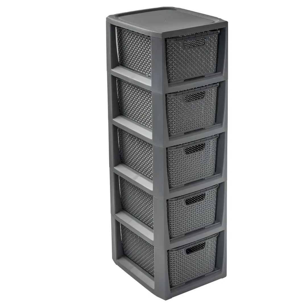 Cajonera con 5 cestas BranQ en antracita