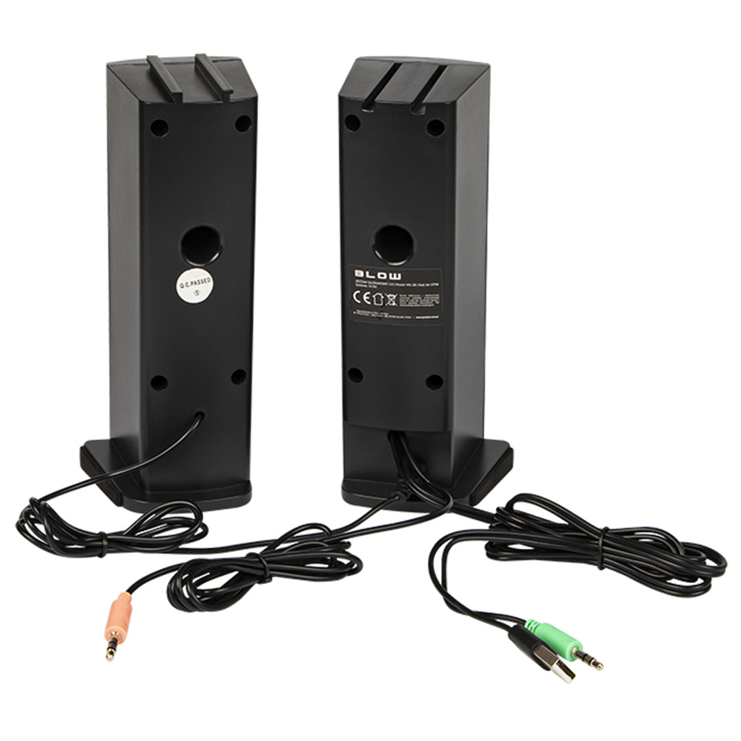 Alto-falante 2 em 1, bluetooth 2.0, com função de barra de som, rgb, led, retroiluminação, estéreo, 2x3w, rms, 2x2 ", aux, 3.5mm, fonte de alimentação usb
