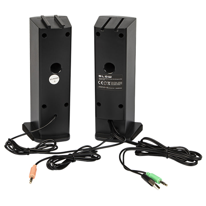 Alto-falante 2 em 1, bluetooth 2.0, com função de barra de som, rgb, led, retroiluminação, estéreo, 2x3w, rms, 2x2 ", aux, 3.5mm, fonte de alimentação usb