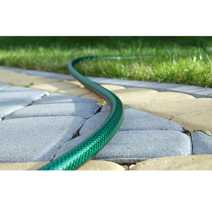 25m 3/4" Mangueira de jardim Mangueira de água de 3 camadas resistente a UV e acúmulo de algas